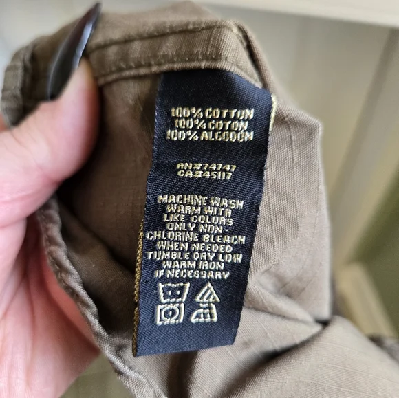 RedHead Brown Military Field Button Up - Picture 4 of 7